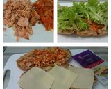 A picture of step 2 of Salmon And Cheese Sandwich.