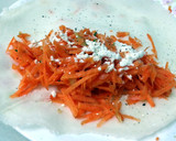 A picture of step 2 of Carrot Spring Roll.
