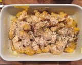 A picture of step 4 of Pumpkin Gratin.