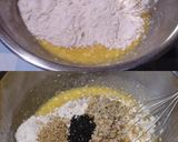 A picture of step 5 of Quick, Easy and Beautiful Sake Lees Muffins.