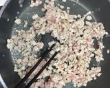 Hình bước làm 1 của món Đậu phụ Tứ Xuyên