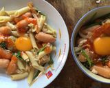 รูปขั้นตอนการทำที่ 10 ของ East meet west :Penne with stir fry sukiyaki