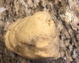 A picture of step 3 of Stollen for Christmas🎄.