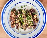 Hình bước làm 3 của món 🌱 Tempeh Đậu Thận Chiên Hành
