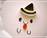 A picture of step 2 of Cute Ghost for Halloween Character Bento.