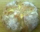 A picture of step 15 of Cheese and pear yoghurt bread. (Use gms measurements ).