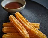 A picture of step 7 of Eggless Golden and Crisp Churros.