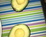 A picture of step 1 of Avocado salad with seeds.