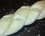 A picture of step 4 of Mike's 5 MIN Garlic-Parmesan Bread.