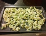 A picture of step 1 of Cauliflower Pizza Casserole.