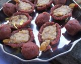 A picture of step 12 of Saffron deepam.