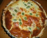 A picture of step 8 of Easy Salmon and Onion Quiche with Handmade Dough.