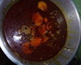 A picture of step 1 of Palm oil concortion rice.