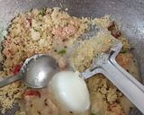 A picture of step 9 of Dahi upma.