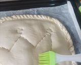 Une image de l'étape 5 de La galette des rois (uniquement avec de la pâte d'amande).