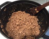 A picture of step 3 of Tori Soboro Don - Chicken on Rice 鶏そぼろ丼 -can make Gluten Free.