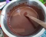 Foto langkah ke 3 dari resep Puding Brownies Roti Tawar.