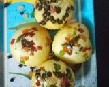A picture of step 5 of Tutty fruity cup cake.