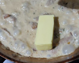 Foto del paso 4 de la receta: Penne Rigatti con lomo de cerdo en salsa blanca