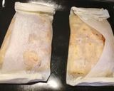 A picture of step 5 of Mezzi paccheri con calamari al cartoccio.