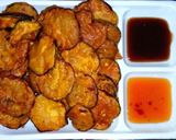 A picture of step 5 of Sweet and sour eggplant crisps #CookpadRamadan.