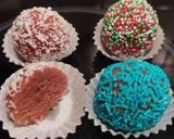 Une image de l'étape 5 de Boules biscuits roses de Reims et café.