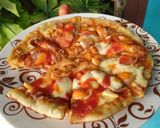 Foto langkah ke 6 dari resep Pizza teflon.