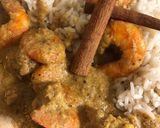 Une image de l'étape 4 de Crevettes korma.
