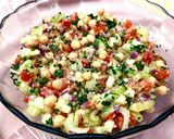 Foto del paso 7 de la receta: 🌸 Ensalada proteica de Primavera 🌸 Full color: Quinoa, garbanzos, tomate, cebolla, pepino y apio