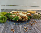 Foto del paso 3 de la receta: Crujientes de pavo con miel 🍴🍗