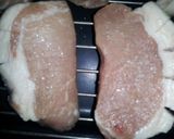A picture of step 1 of Steakhouse quality pork loin chops.