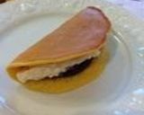 A picture of step 7 of Kinako Roasted Soybean Powder Whipped Cream.