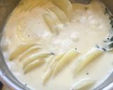 A picture of step 4 of Cheesy Potato Dauphinoise.