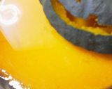 A picture of step 16 of Whole Kabocha Pudding Cake for Halloween.