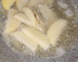 A picture of step 2 of Fry aloo.