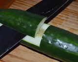 Foto del paso 2 de la receta: Canastilla de pepino y gruyère