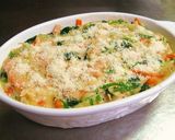 A picture of step 10 of Tuna and Spinach Quiche Made In A Toaster Oven.