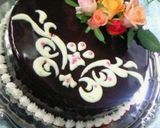 A picture of step 13 of Chocolate Tiaras for Cakes.