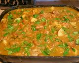A picture of step 8 of Mike's Authentic New Mexican Green Chile Burritos.