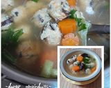 Foto langkah ke 5 dari resep Sup Bakso Lohua (Sup Bakso Rambutan/Bakso Ayam Udang Serabut).