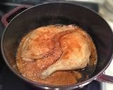 A picture of step 7 of Easy Pan-Roasted Chicken in a Frying Pan.