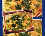 A picture of step 3 of AMIES SQUASH with SPINACH.