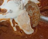 A picture of step 4 of Mutton qorma.