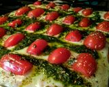 Foto del paso 3 de la receta: PIZZA Caprese con Masa Líquida...!