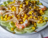 Foto del paso 3 de la receta: Ensalada de pasta integral y pepino