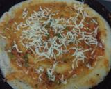 A picture of step 4 of Dosa pizza.