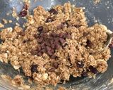 A picture of step 2 of Crunchy cookies with cashew nuts and cranberries 🍪.