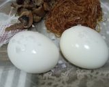 Foto del paso 6 de la receta: Huevos mollet con vermicelli y setas