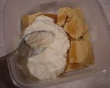 A picture of step 4 of Easy Tofu Tiramisu.