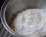 A picture of step 1 of Chewy Naan with Homemade Yeast.
